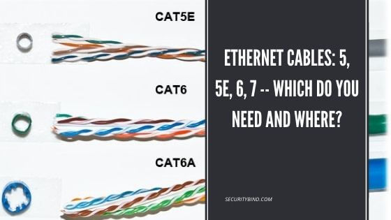 Ethernet Cables: 5, 5e, 6, 7 — Which Do You Need and Where?